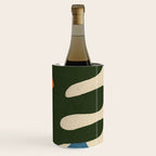 Abstract Sun and Leaf Shapes Wine Chiller Gallery Image 3