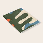 Abstract Sun and Leaf Shapes Notebook Gallery Image 2