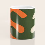 Abstract Sun and Leaf Shapes Coffee Mug Gallery Image 4