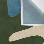 Abstract Sun and Leaf Shapes Wall Tapestry Gallery Image 3