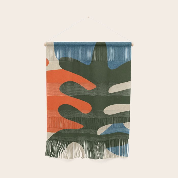 Abstract Sun and Leaf Shapes Wall Hanging Gallery Image 1