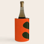 Abstract Sun and Leaf Shapes Wine Chiller Gallery Image 2