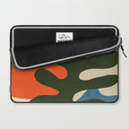 Abstract Sun and Leaf Shapes Laptop Sleeve Gallery Image 2