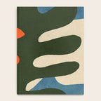 Abstract Sun and Leaf Shapes Notebook Gallery Image 4
