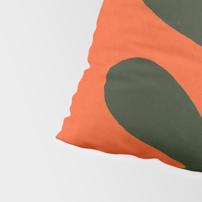 Abstract Sun and Leaf Shapes Pillow Sham Gallery Image 4