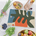Abstract Sun and Leaf Shapes Cutting Board Gallery Image 2