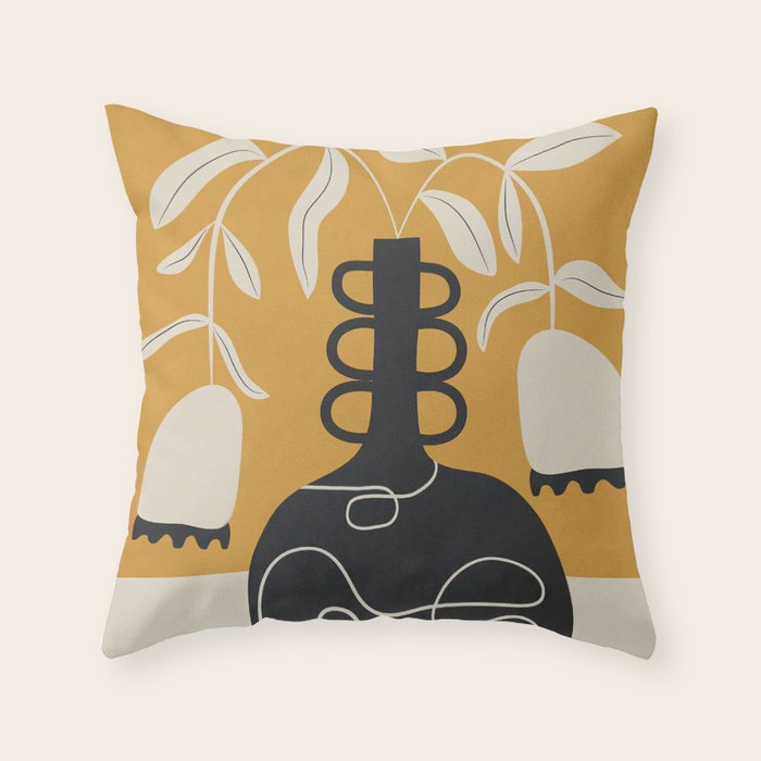 Quiet Elegance 4 Throw Pillow Gallery Image 1