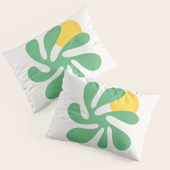 Star Leaf: Matisse Paper Cutouts VI Pillow Sham Gallery Image 3