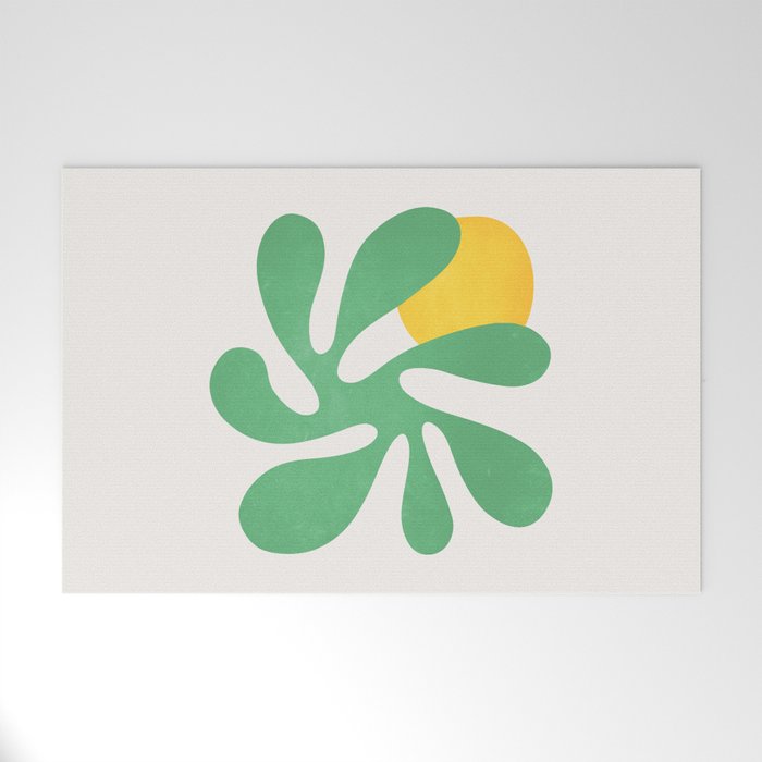 Star Leaf: Matisse Paper Cutouts VI Welcome Mat Gallery Image 1