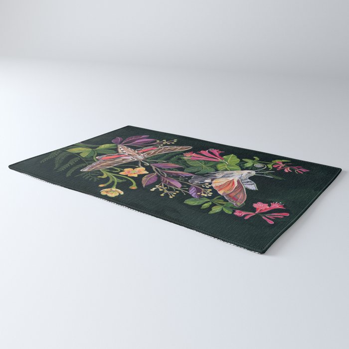 Hummingbird Moth Rug Gallery Image 3