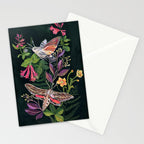 Hummingbird Moth Stationery Card Gallery Image 2