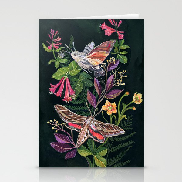 Hummingbird Moth Stationery Card Gallery Image 2