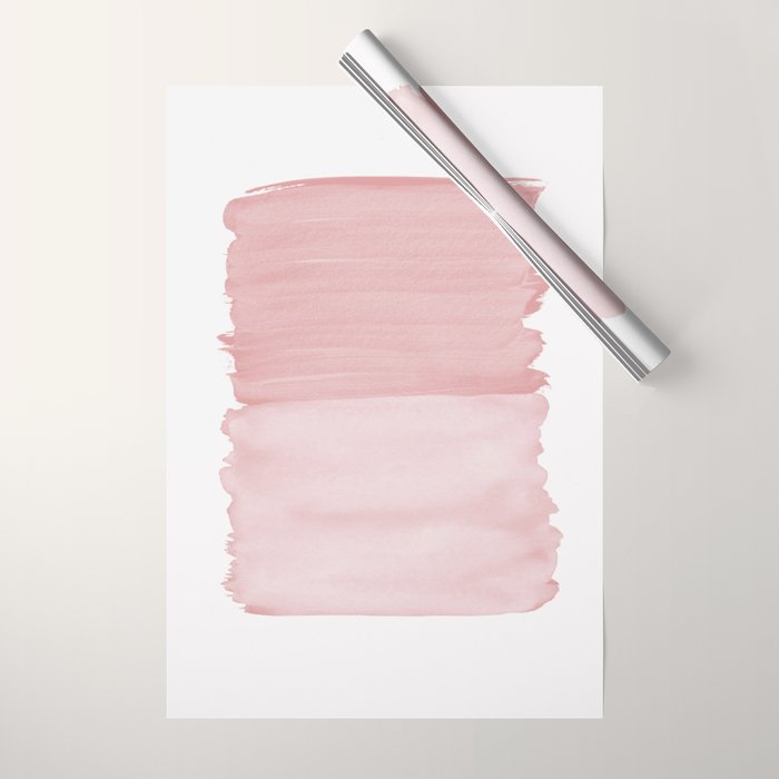 Blush Abstract Minimalism #1 #minimal #ink #decor #art #society6 Wrapping Paper Gallery Image 1