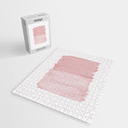 Blush Abstract Minimalism #1 #minimal #ink #decor #art #society6 Jigsaw Puzzle Gallery Image 2