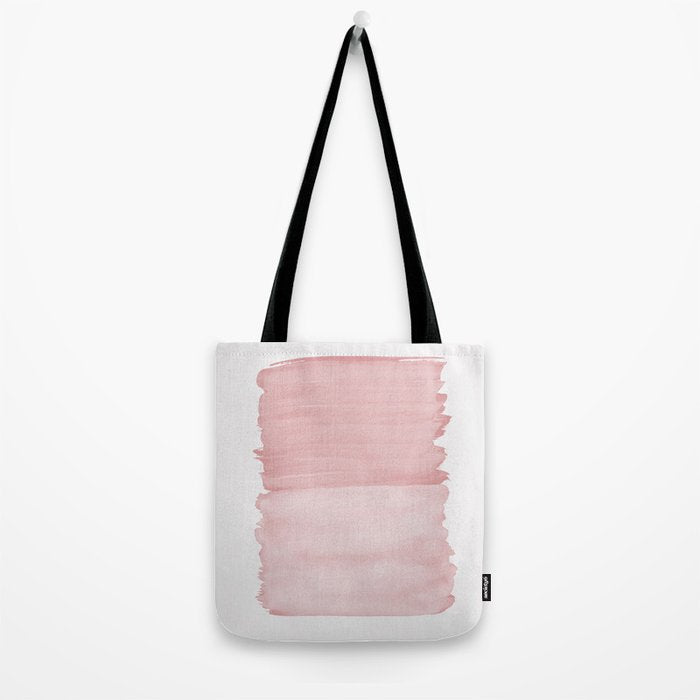 Blush Abstract Minimalism #1 #minimal #ink #decor #art #society6 Tote Bag Gallery Image 2