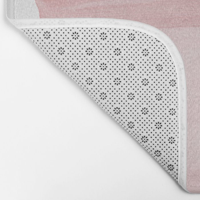 Blush Abstract Minimalism #1 #minimal #ink #decor #art #society6 Bath Mat Gallery Image 2