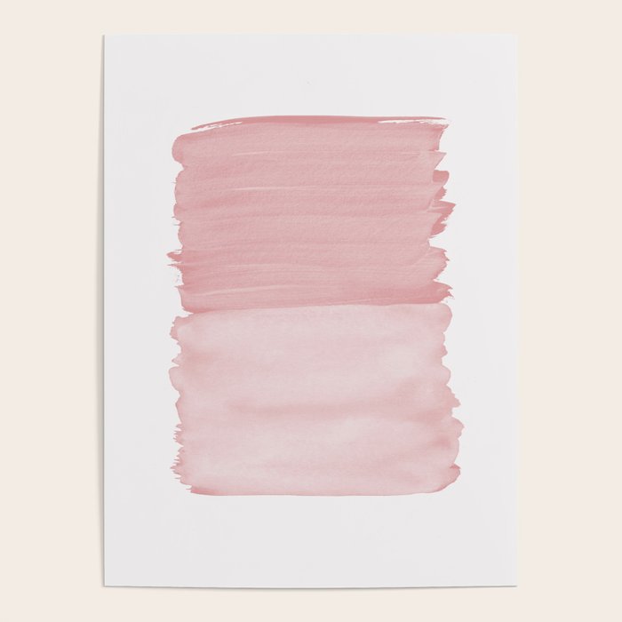 Blush Abstract Minimalism #1 #minimal #ink #decor #art #society6 Poster Gallery Image 1