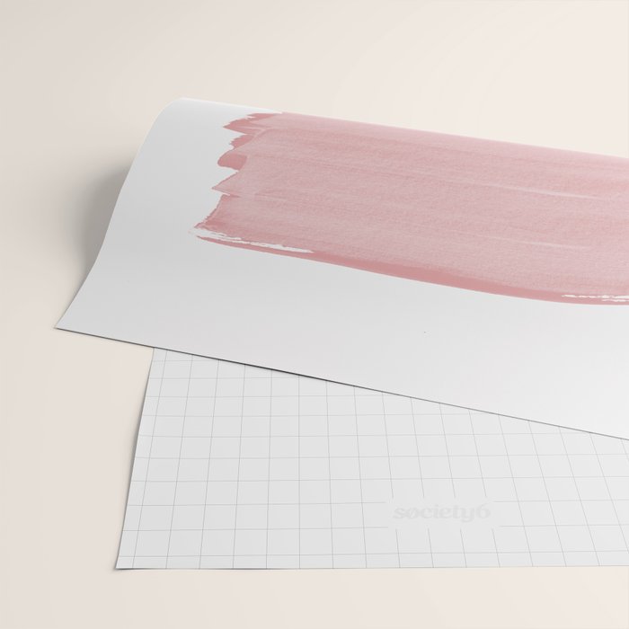 Blush Abstract Minimalism #1 #minimal #ink #decor #art #society6 Wrapping Paper Gallery Image 2