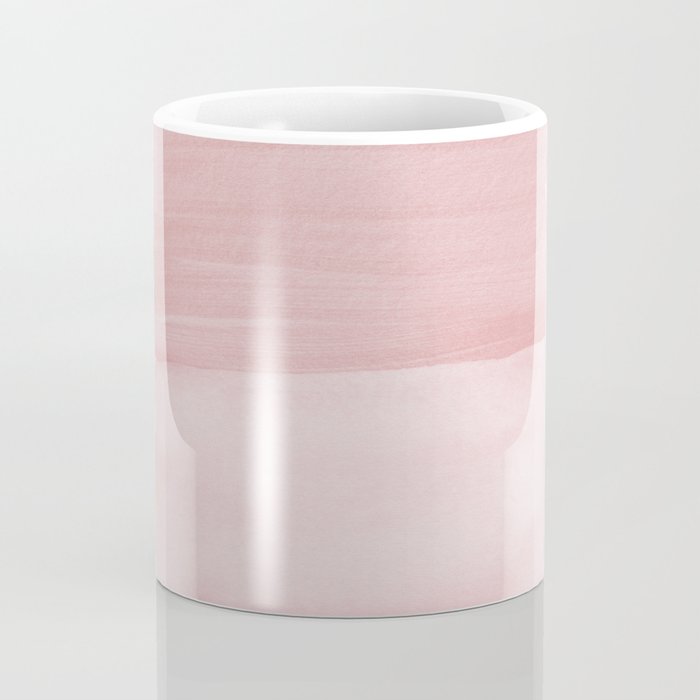 Blush Abstract Minimalism #1 #minimal #ink #decor #art #society6 Coffee Mug Gallery Image 4