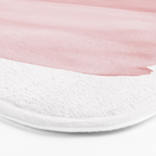Blush Abstract Minimalism #1 #minimal #ink #decor #art #society6 Bath Mat Gallery Image 3