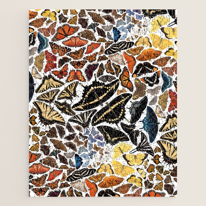Butterflies of North America Pattern Jigsaw Puzzle Gallery Image 1