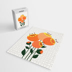 Orange Garden Flowers Jigsaw Puzzle Gallery Image 2