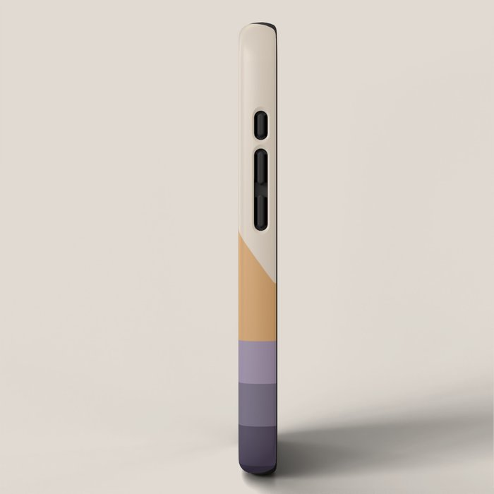 Minimal Retro Sunset Sunrise - Purple Mauve Dusk iPhone Case Gallery Image 2