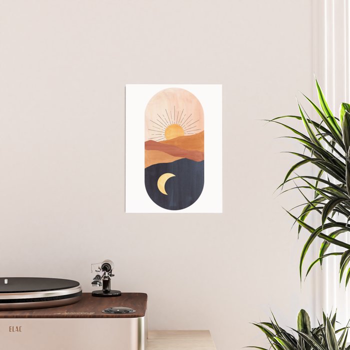 Abstract day and night Poster Gallery Image 2