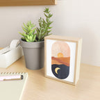 Abstract day and night Mini Art Print Gallery Image 2