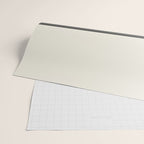 Minimalist Color Block Triple in Muted Mustard Gold, Charcoal, and Cream Beige Wrapping Paper Gallery Image 2