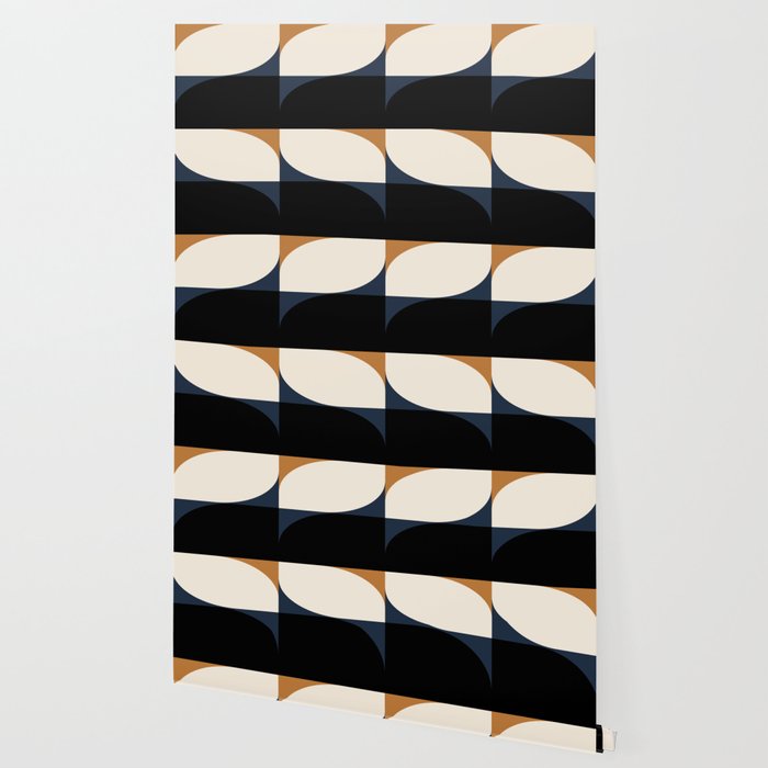 Almond Shapes Pattern II Wallpaper Gallery Image 2
