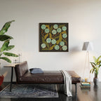 Pale Blue Roses Wood Wall Art Gallery Image 2