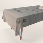 Utagawa Hiroshige Geese Flying under the Full Moon Tablecloth Gallery Image 1