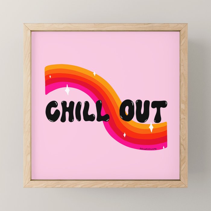 Chill Out Mini Art Print Gallery Image 1
