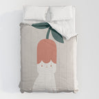 Cat and Plants: Flower Fragrance  Comforter Gallery Image 6