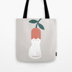 Cat and Plants: Flower Fragrance  Tote Bag Gallery Image 1