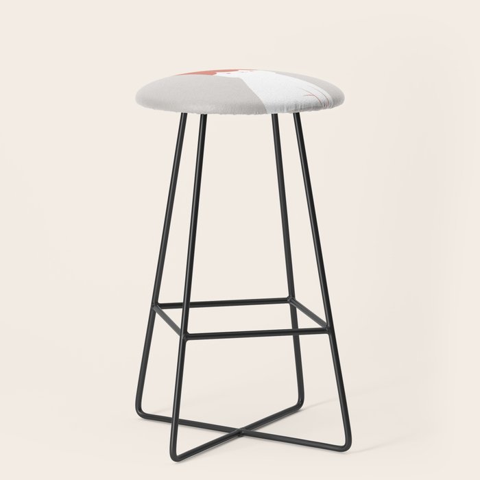 Cat and Plants: Flower Fragrance  Stool Gallery Image 1