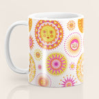Retro Suns - Pink and Yellow Coffee Mug Gallery Image 3