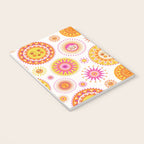 Retro Suns - Pink and Yellow Notebook Gallery Image 3