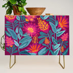 Fiesta Garden Illustration Credenza Gallery Image 1