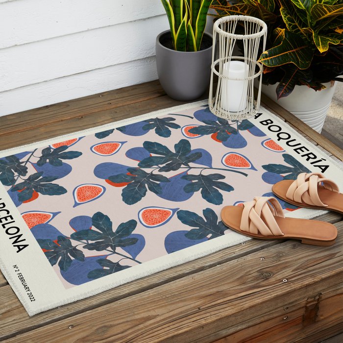 Fruit market Barcelona Inspiration Outdoor Rug Gallery Image 2