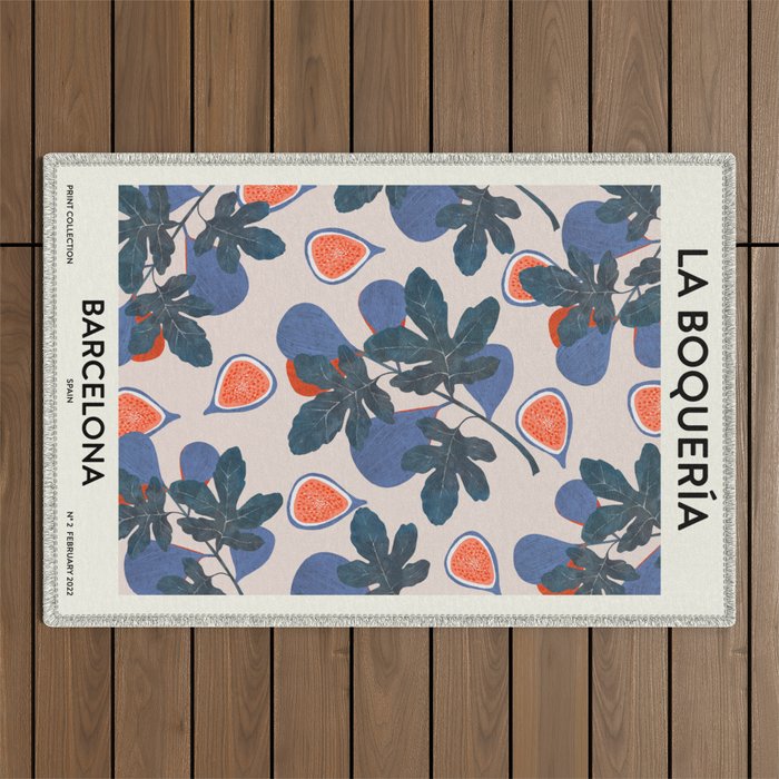 Fruit market Barcelona Inspiration Outdoor Rug Gallery Image 1