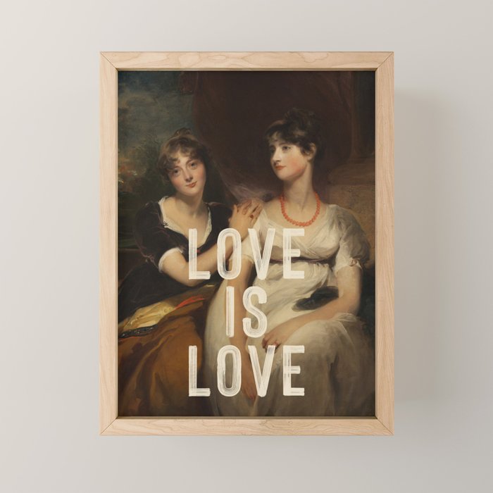 Love is Love Mini Art Print Gallery Image 1
