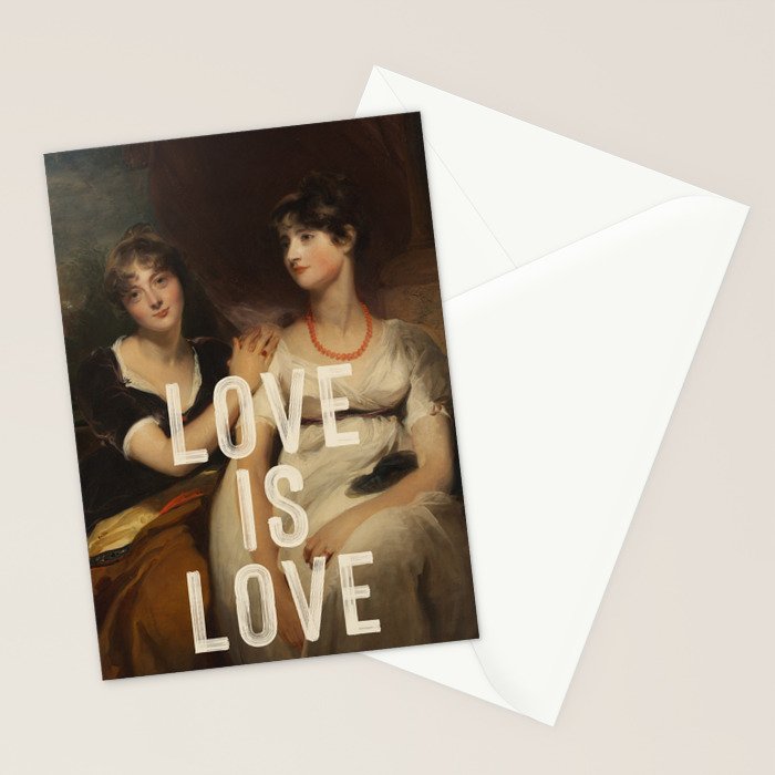 Love is Love Stationery Card Gallery Image 2