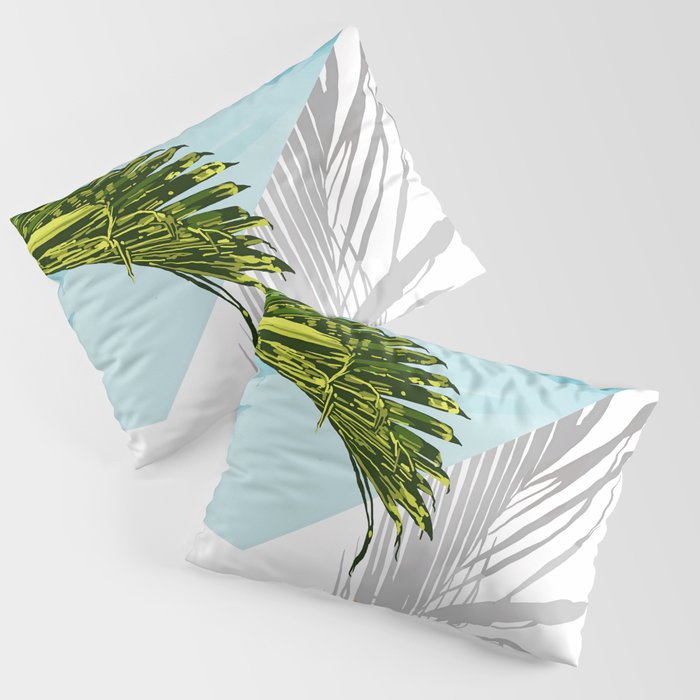 Palms In My Tropical Backyard Pillow Sham Gallery Image 1