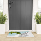 Palms In My Tropical Backyard Welcome Mat Gallery Image 3