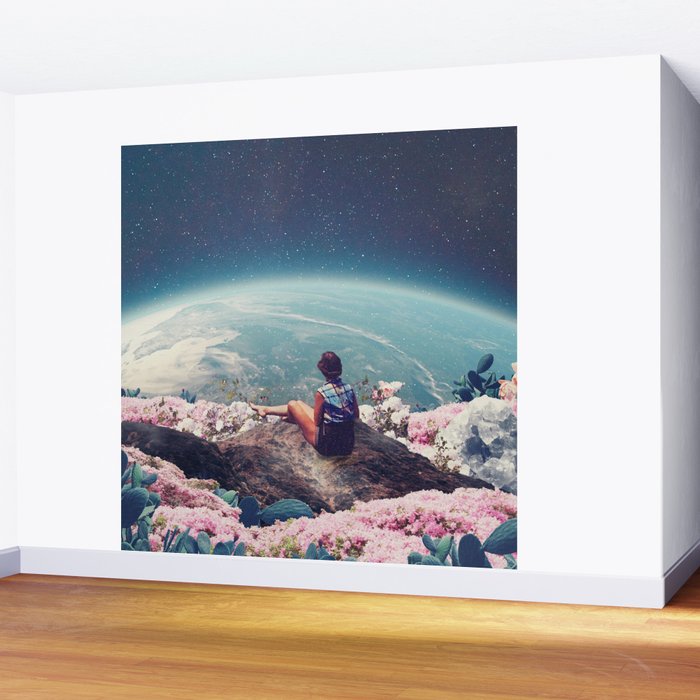 My World Blossomed when I Loved You Wall Mural Gallery Image 2