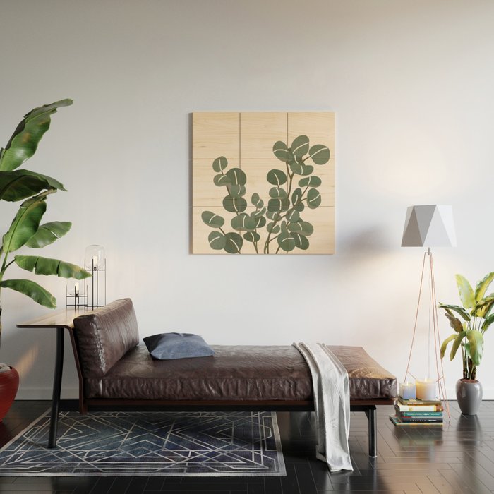 Little Eucalyptus Wood Wall Art Gallery Image 2