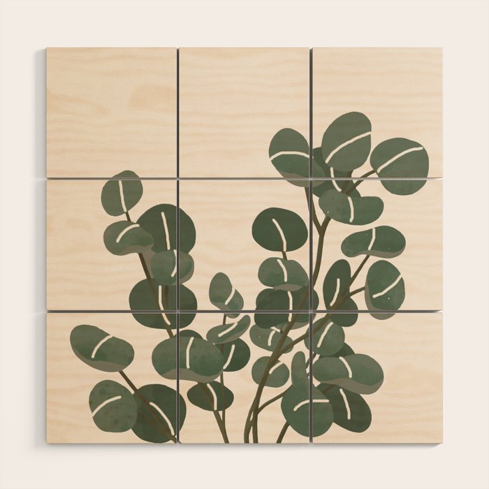 Little Eucalyptus Wood Wall Art Gallery Image 1
