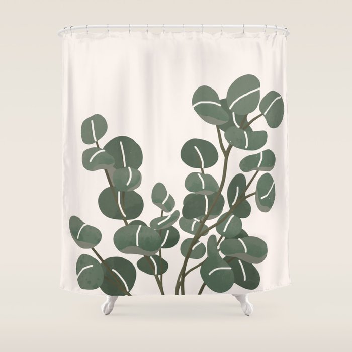 Little Eucalyptus Shower Curtain Gallery Image 1